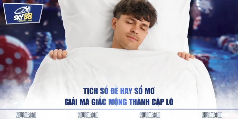 Tịch số đề hay sổ mơ giải mã giấc mộng thành cặp lô